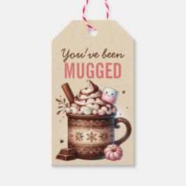 Je bent beroofd Schattigee hete cacao vakantie Cadeaulabel