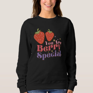 Je bent Berry Special Cute Herfst Women's Sweet Pu Trui