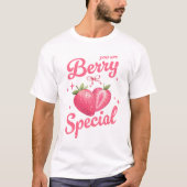 Je bent Berry Special, Strawberry Valentijn's Day T-shirt (Voorkant)