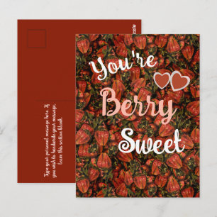 Je bent Berry Sweet - Strawberry Briefkaart