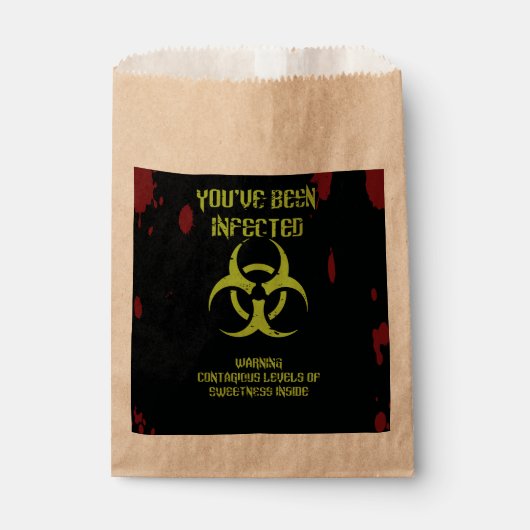 Je Bent Besmet – Zombie Virus Behandeling Bedankzakje (Voorkant)