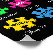 Je bent bewust van autisme Puzzle Bijbelversies Ch Poster (Hoek)