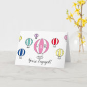 Je bent bezig met een verloving van de regenbooghe kaart (Gele Bloem)