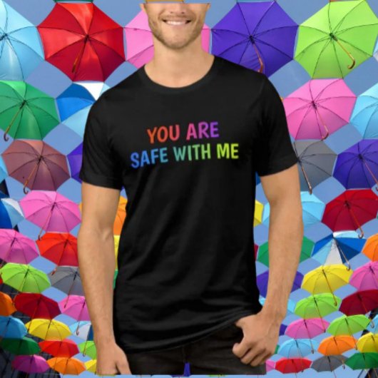 Je Bent Bij Mij In Veilige Handen" Pride T-shirt