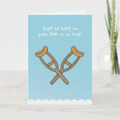 Je bent binnen no-time weer op de been! kaart (Voorkant)