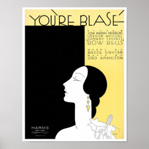 Je bent Blase Songbook Hoesje Poster