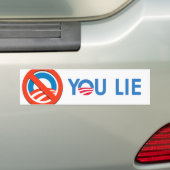 Je bent blauw met bumpersticker (Op auto)