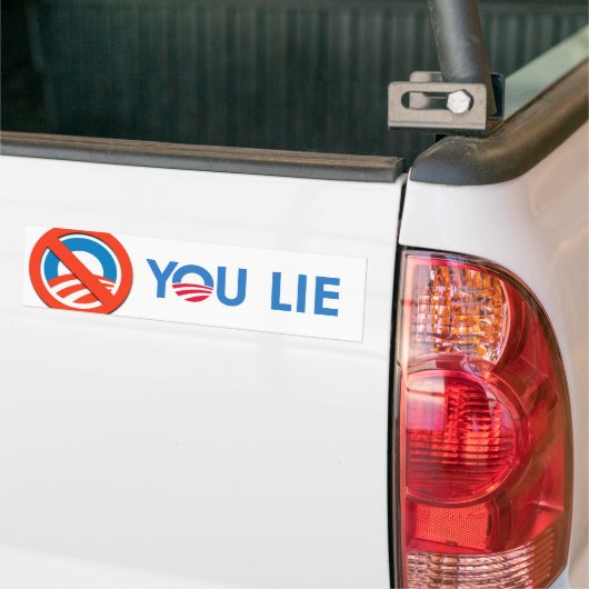 Je bent blauw met bumpersticker (Op Truck)