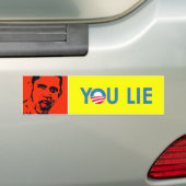 Je bent blauw met bumpersticker (Op auto)