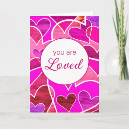 Je bent blij met Valentijnsdag Kaart