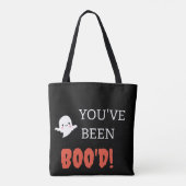 Je bent Boo'd Cute Halloween Tote Bag (Achterkant)