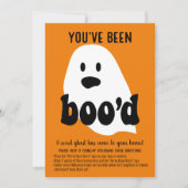 Je bent Boo'd Game buurt Halloween geweest Kaart (Voorkant)