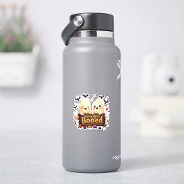 "Je bent Boo'ed" Moppige Geesten Halloween Sticker