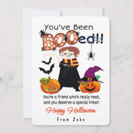 Je bent “BOOed”-Persoonlijke Halloween kaart