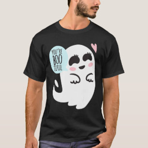 Je bent Booely Boo Ghost Cute Funny Halloween Cos T-shirt