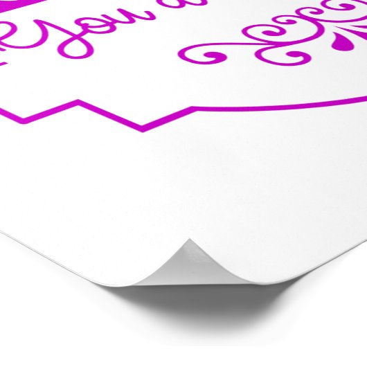 Je bent briljant en waanzinnig moedig poster (Hoek)