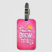 Je bent brouwbaar bagagelabel (Voorkant (verticaal))