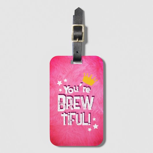 Je bent brouwbaar bagagelabel (Voorkant (verticaal))