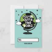 Je bent buiten deze Valentijn van de wereldklas Kaart (Voorkant)