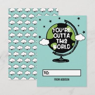 Je bent buiten deze Valentijn van de wereldklas Kaart