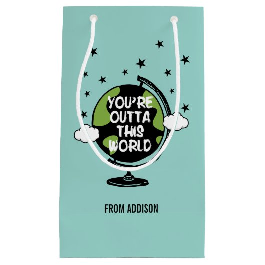 Je bent buiten deze Valentijnsdag Gift Bag Klein Cadeauzakje (Voorkant)