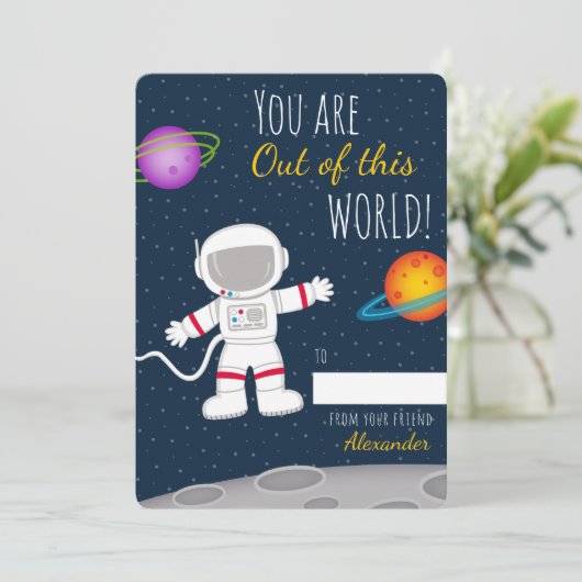 Je bent buiten deze Valentijnse wereldklaslokaal (Staand voorkant)