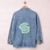 je bent buiten deze wereld denim jacket (Hangar)
