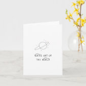 Je bent buiten deze wereldkaart kaart (Gele Bloem)