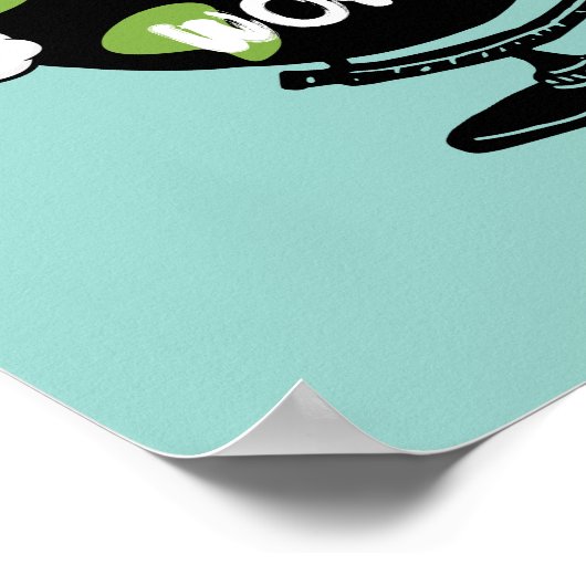 Je bent buiten dit Poster van de Valentijnsdag. (Hoek)