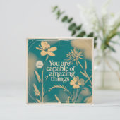 Je Bent Capabel Van Geweldige Dingen Kaart (Staand voorkant)