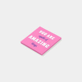 Je bent Capabel van Geweldige Dingen Positief Post-it® Notes (Schuin)