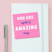 Je bent Capabel van Geweldige Dingen Positief Post-it® Notes