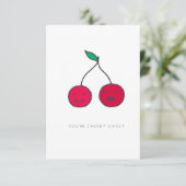 Je bent Cherry Sweet Valentijn Kaart (Staand voorkant)