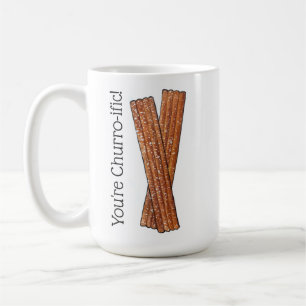 Je bent Churro-ific (Terrific) grappige Foodie Chu Koffiemok