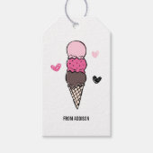 Je bent Cool Ice Cream Valentijnsdag CadeauLabels (Voorkant)