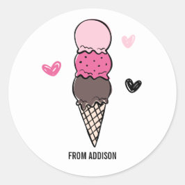 Je bent Cool Ice Cream Valentijnsdag Sticker