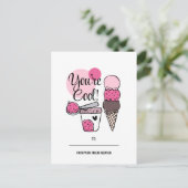 Je bent cool Kinder klaslokaal Valentijn Briefkaar Feestdagenkaart (Staand voorkant)