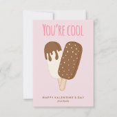 "Je bent cool" Kinder klaslokaal Valentijnse Kaart (Voorkant)