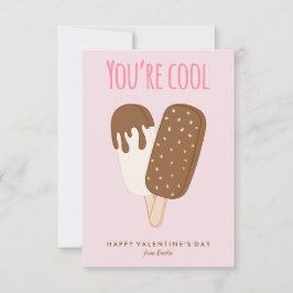 "Je bent cool" Kinder klaslokaal Valentijnse Kaart