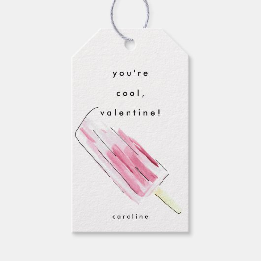 Je bent Cool Valentijnsdag Cadeaulabel (Voorkant)
