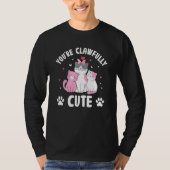 Je bent Cute Cat Couples Kitten T-shirt (Voorkant)