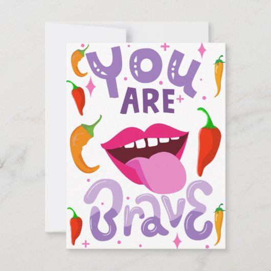 JE BENT DAPPER FEESTDAGENKAART (Voorkant)