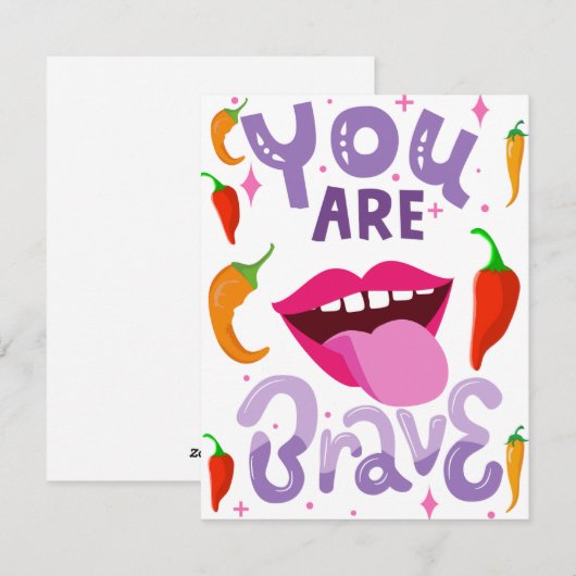 JE BENT DAPPER FEESTDAGENKAART (Voorkant / Achterkant)