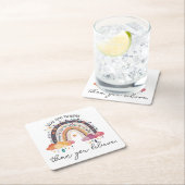 Je bent dapper, positieve bevestiging geschenk moe kartonnen onderzetters (Insitu)