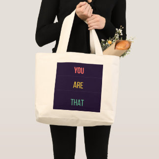Je bent dat — 90s maximalistische boodschappentas  grote tote bag