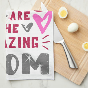 JE BENT DE AMAZING MOM THEEDOEK