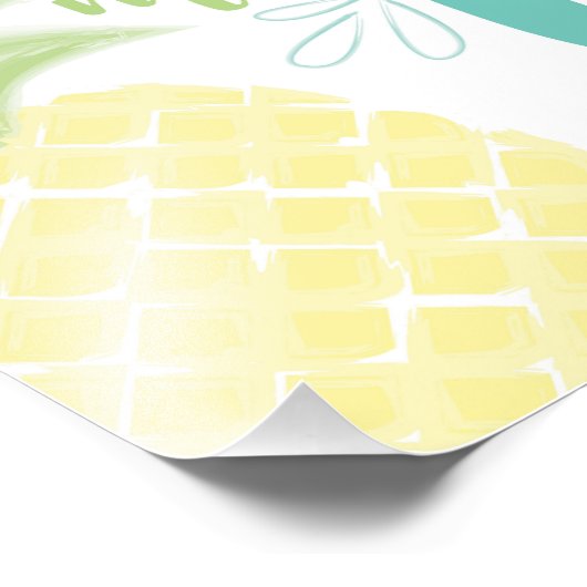 Je bent de ananas van mijn oog foto afdruk (Hoek)