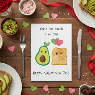 Je bent de Avocado van mijn toast Valentijnsdag Kaart