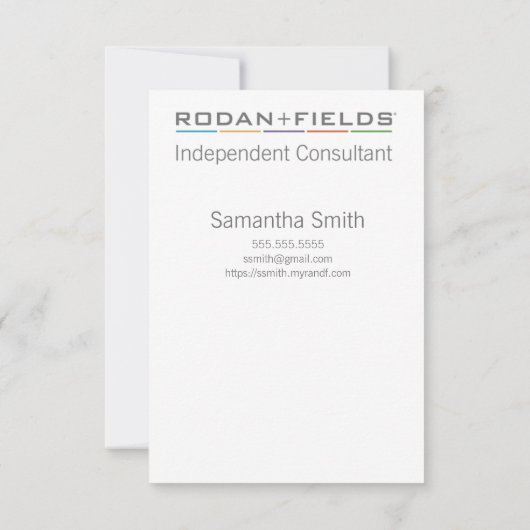 "Je bent de balm" Kaart voor R + F (Achterkant)