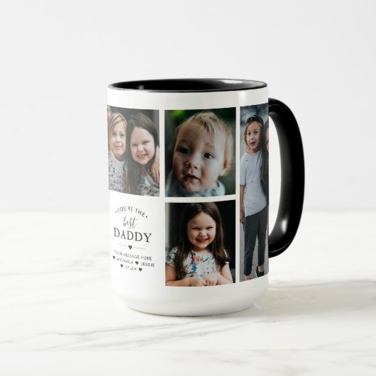 Je bent de beste 7-fotocollage. mok (Voorkant rechts)